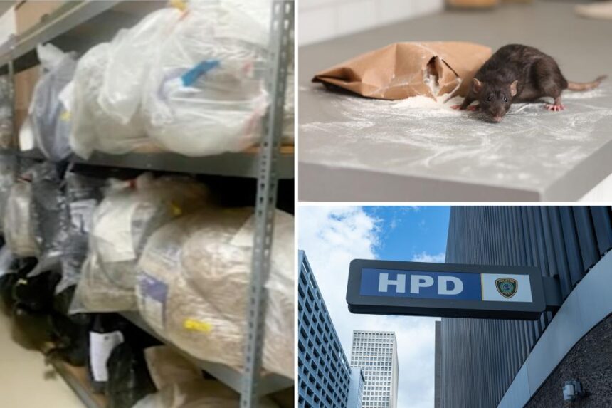 Rats in police evidence lockers are getting high on seized drugs — and putting cases in jeopardy