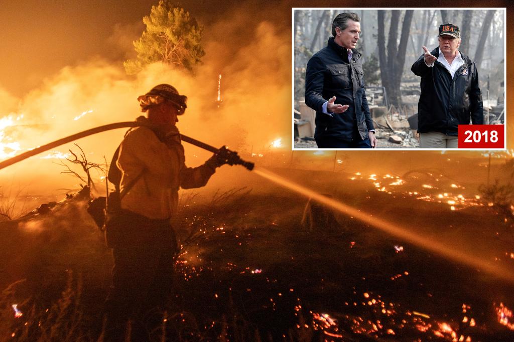 California Gov. Gavin Newsom to crash Trump’s arrival to tour LA fire damage