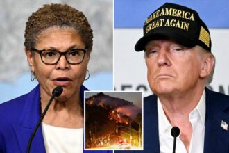 LA residents fume at Mayor Karen Bass during Trump wildfire roundtable: ‘We can’t even see our homes right now!’