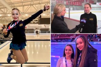 Teen ice skater, 14, shares future ambitions in heartbreaking video before dying alongside sister, 11, and parents in DC plane collision