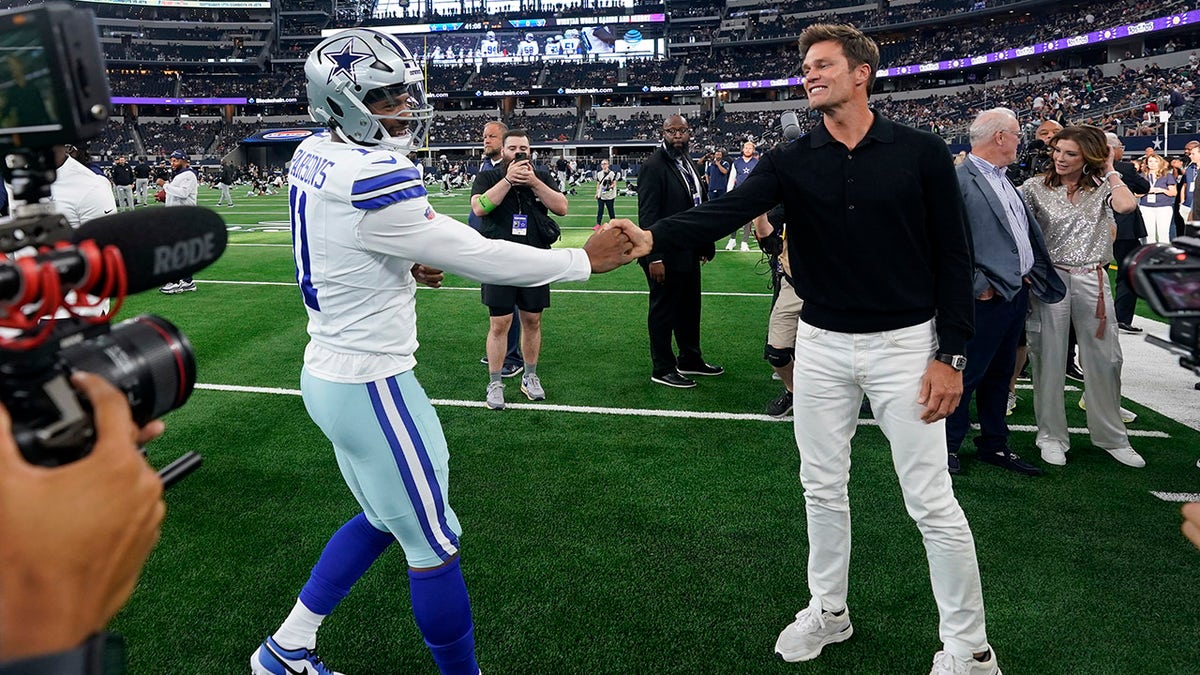 Tom Brady and Micah Parsons