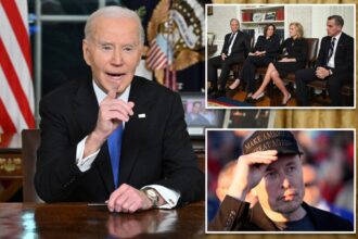 Bitter Biden warns ‘oligarchy taking shape in America’ in barely disguised farewell address attack on Elon Musk