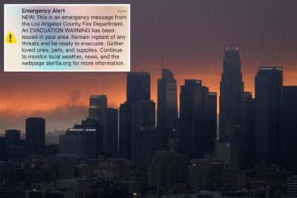 LA County sends evacuation order by mistake, causing panic, confusion among enraged residents