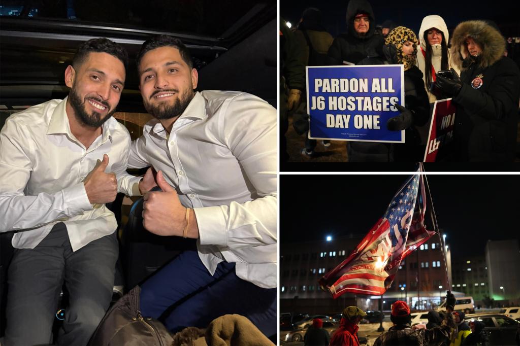 First two Jan. 6 prisoners released after Trump’s Day 1 pardon