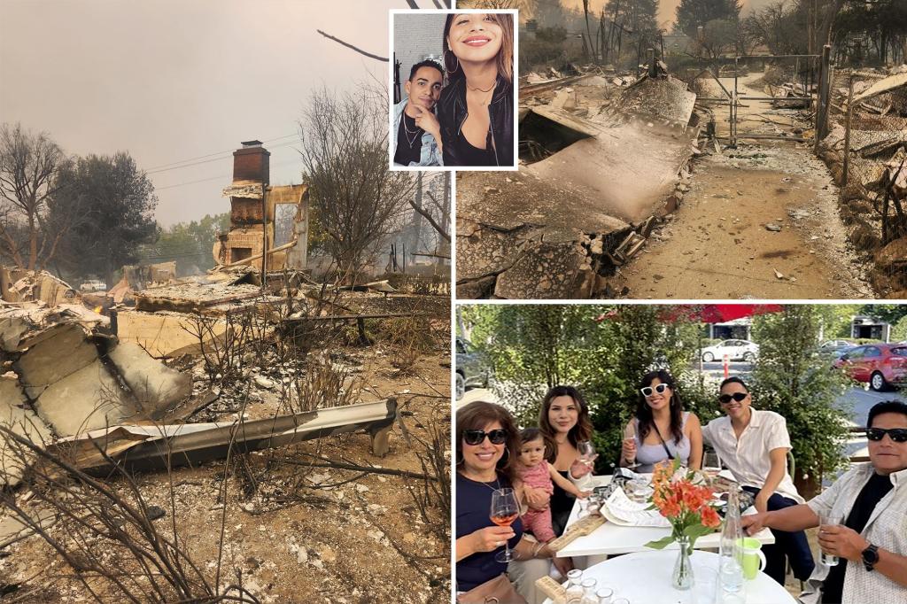 Four generations of the same family lost their homes in Los Angeles wildfires