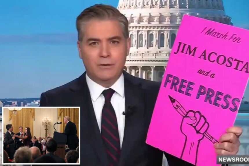 CNN’s Jim Acosta insists journalists are ‘not the enemy of the people’ ahead of Trump’s return to office