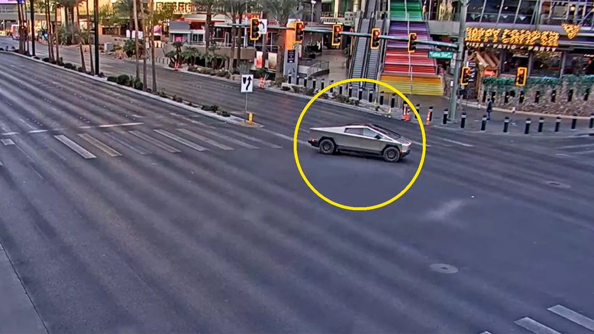 Cybertruck on Las Vegas Strip