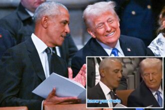 Trump trolls Harris by posting parody conversation between him and Obama at Jimmy Carter’s funeral mocking VP