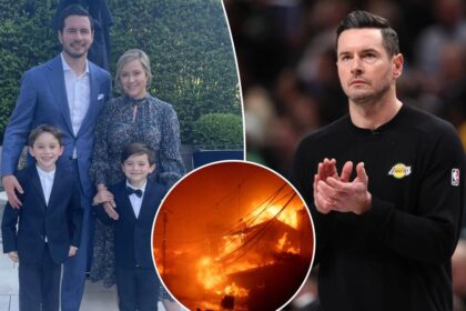 JJ Redick’s family evacuates home during Palisades fire: ‘Freaking out’