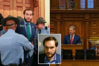 Georgia state senator shoved to ground, arrested for entering House chamber after tirade against late speaker: ‘Bit of a beating’