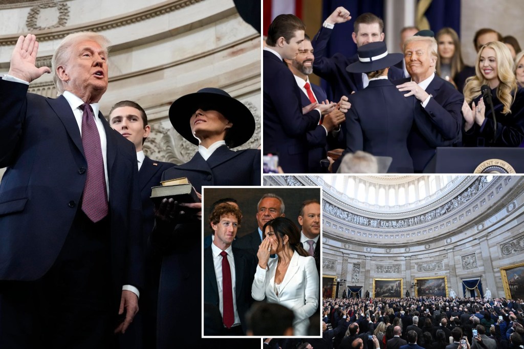 Donald Trump is inaugurated as the 47th president of the United States – PHOTOS