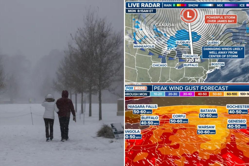 Another winter storm with blistering snow, dangeous winds coming for Northeast, Great Lakes this week