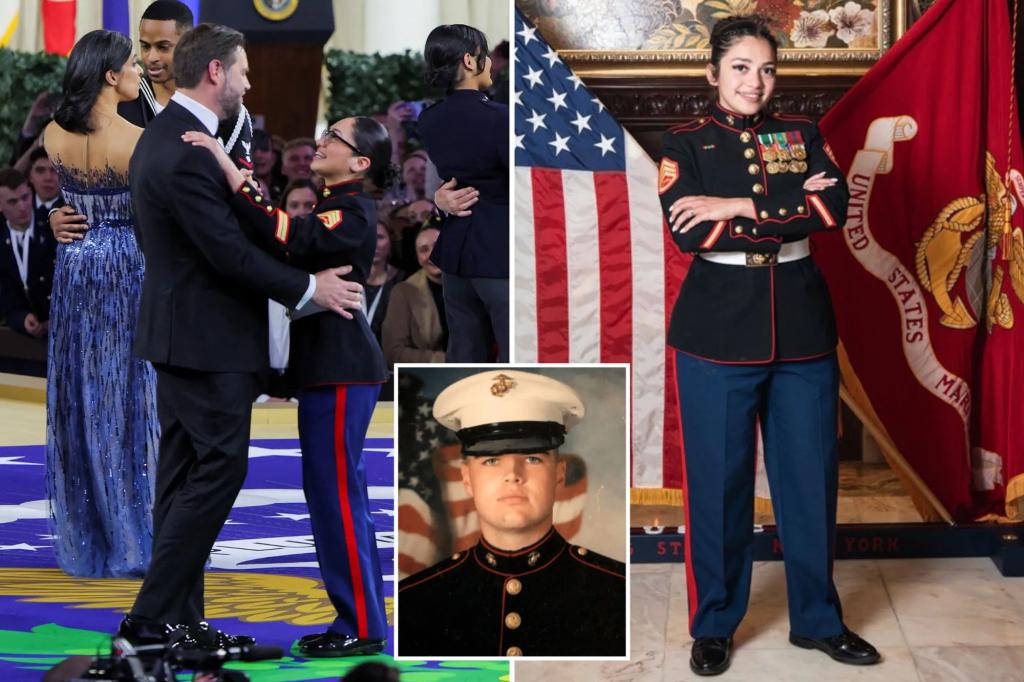 Exclusive | NY native Marine who danced with VP JD Vance at Commander in Chief Ball reveals joke he told to ‘break the ice’