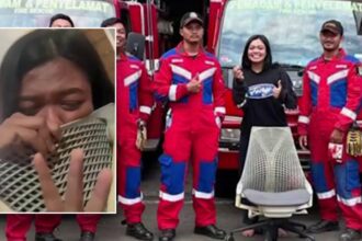 Indonesian woman rescued by fire department after nose ring gets stuck in chair: ‘Wasn’t the strangest call’