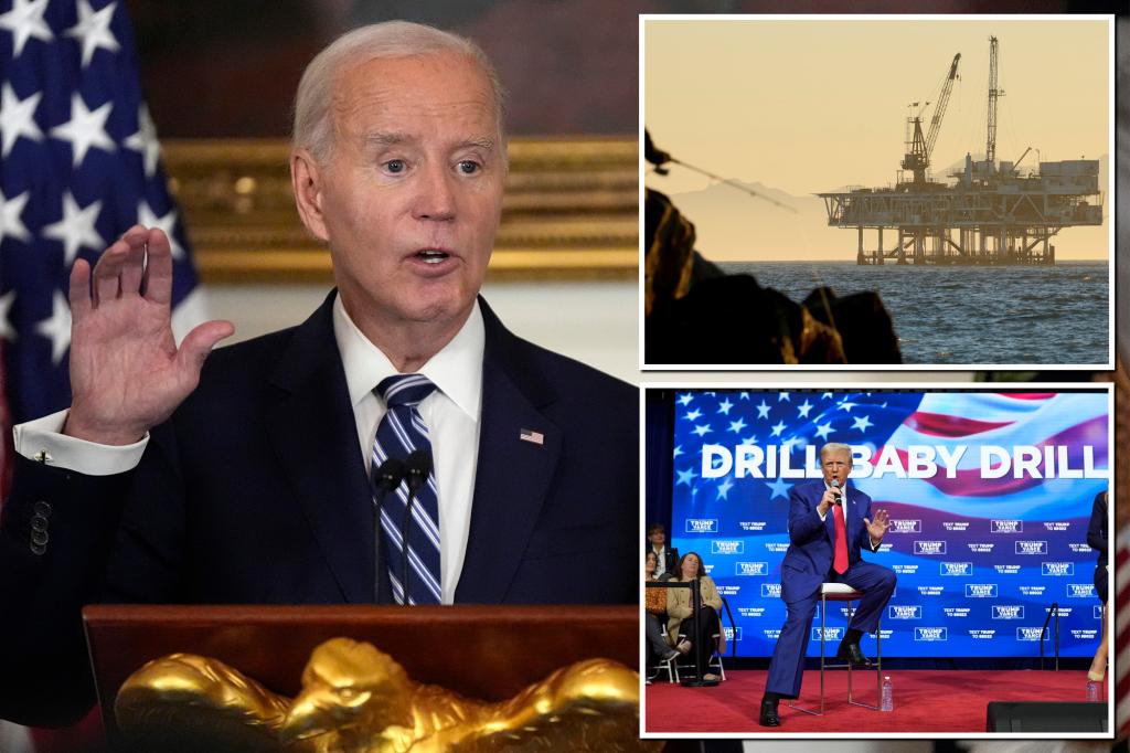 Biden, in 11th hour action, bans new offshore oil and gas drilling in most federal waters