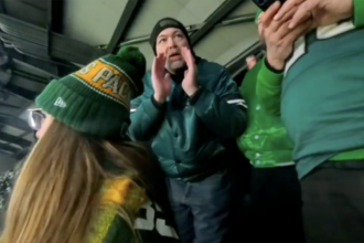 Eagles fan who berated female Packers fan speaks out after losing job; fans celebrate his firing