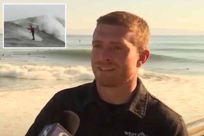 Watch California surfer catch monster 108-foot wave — possibly riding into history books