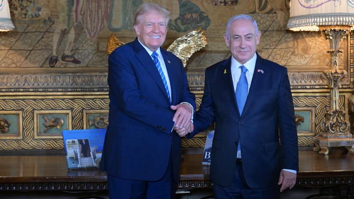 Trump and Netanyahu at Mar-a-Lago