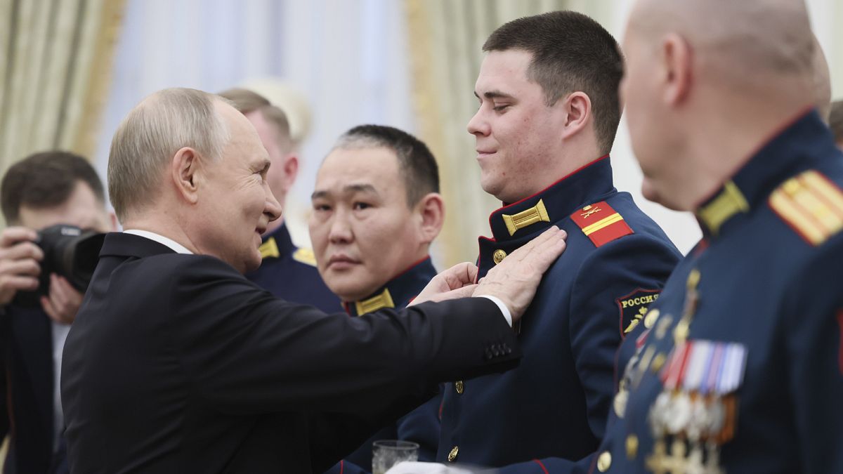 Putin praises Russian soldiers fighting in Ukraine as ‘main heroes’