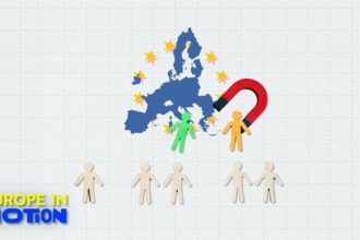 Which European regions attract the highest number of talents?