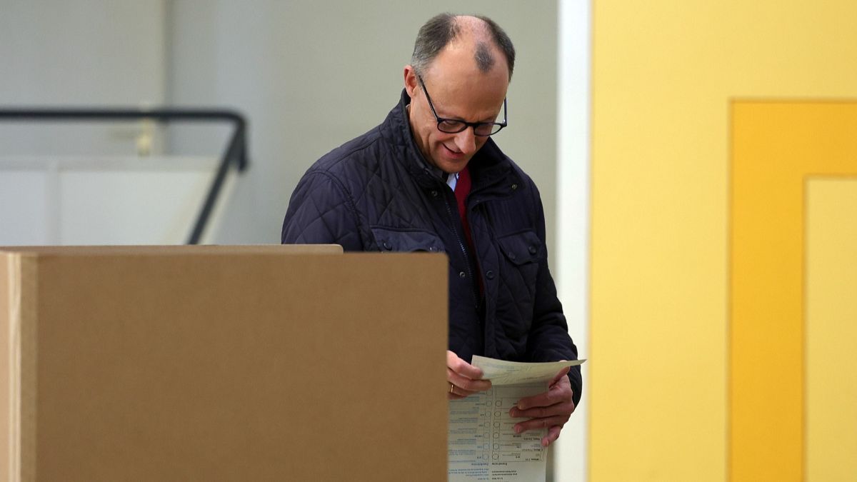 Top candidates cast their votes on German federal election day