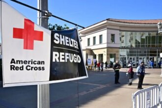 Los Angeles fire victims to be booted from Red Cross shelter to make space for film crews, events