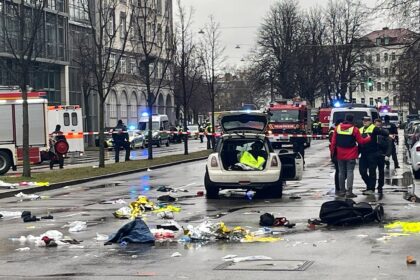 Car driver in Munich plows into crowd 1 day before Vance and world leaders gather for security conference