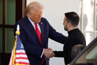 Trump greets Ukraine’s Zelensky before signing rare earth mineral deal