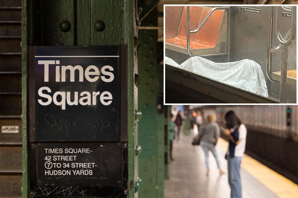 Apparent homeless man found dead inside busy Times Square subway station: police