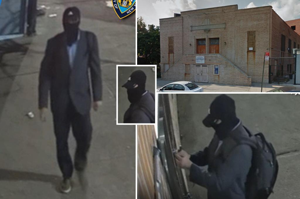 Shameless, suit-clad thief steals K from NYC synagogue donation boxes in early-morning heist: cops