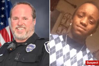 North Las Vegas police officer and father of two Jason Roscow killed in ‘western shootout’ with suspect