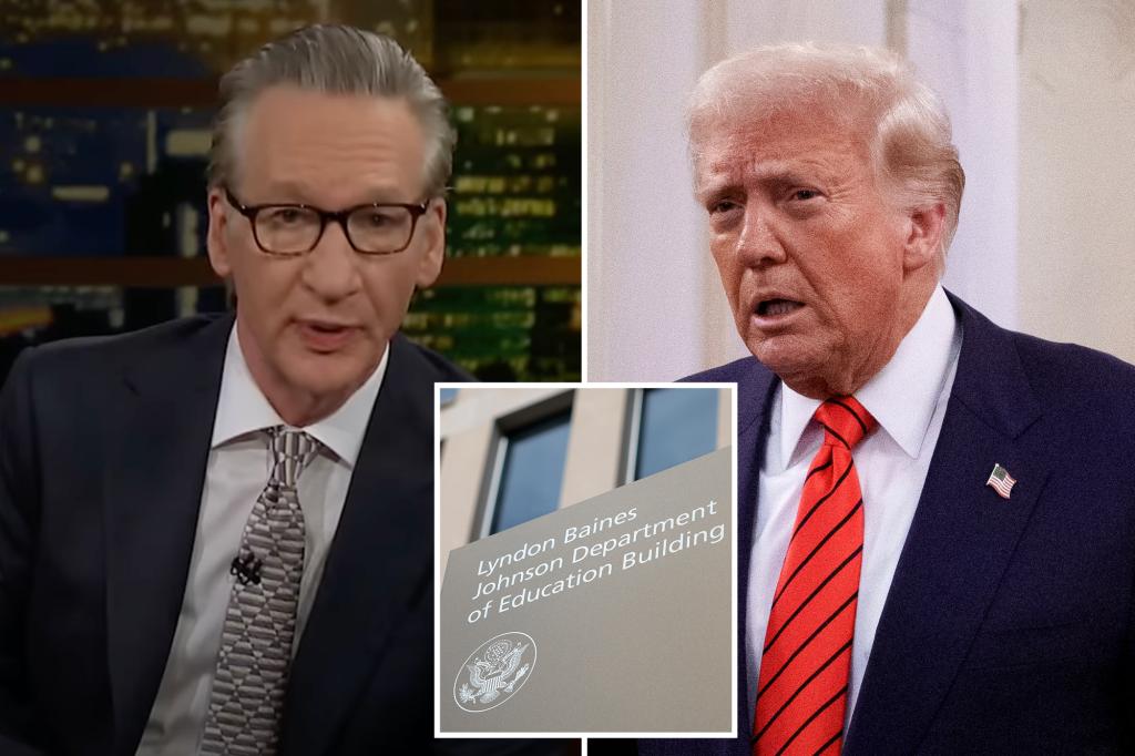 Bill Maher agrees with Trump that Department of Education should be abolished: ‘Not like kids are getting smarter’