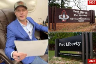 Defense Secretary Pete Hegseth renames Fort Liberty back to Fort Bragg