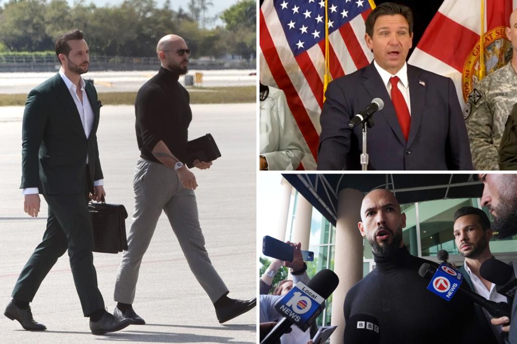 Florida launches investigation into Andrew Tate and brother — as Gov. DeSantis says they are not welcome in Sunshine State