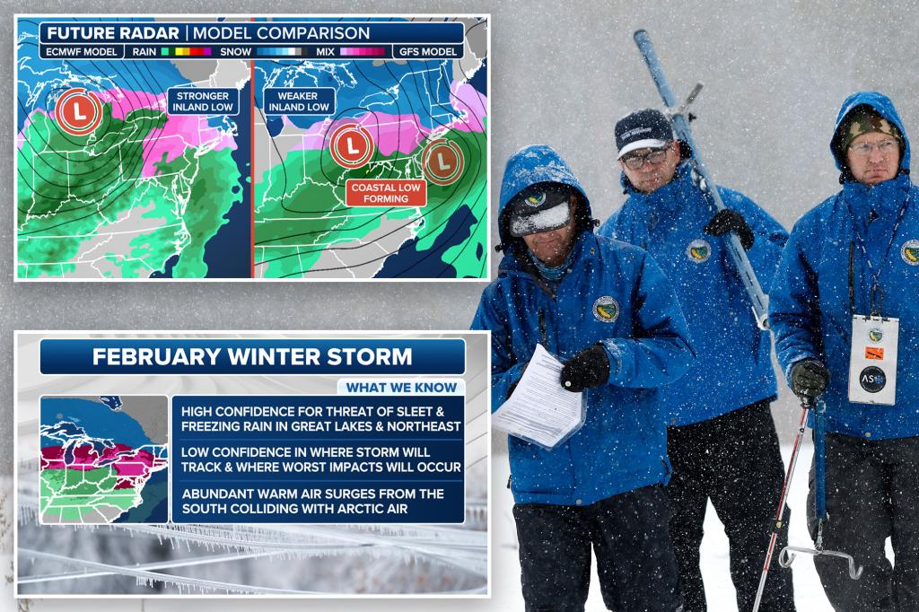 Dangerous ice threat looms for Northeast, Midwest as midweek winter storm brews over US