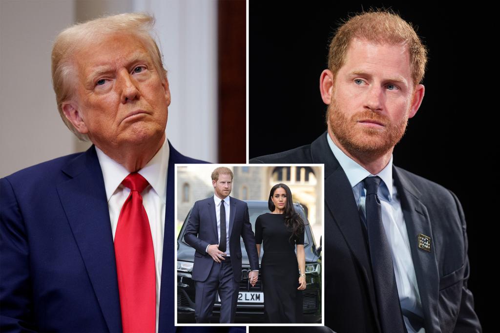 Exclusive | Trump rules out deporting Prince Harry: ‘He’s got enough problems with his wife’