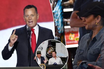 Trump aide Ric Grenell threatens to run against Kamala Harris for California gov