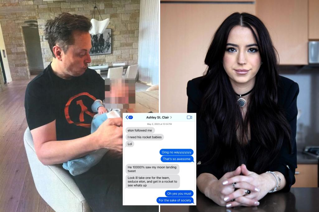 Elon Musk responds “Woah” to claims Ashley St. Clair plotted to have his child