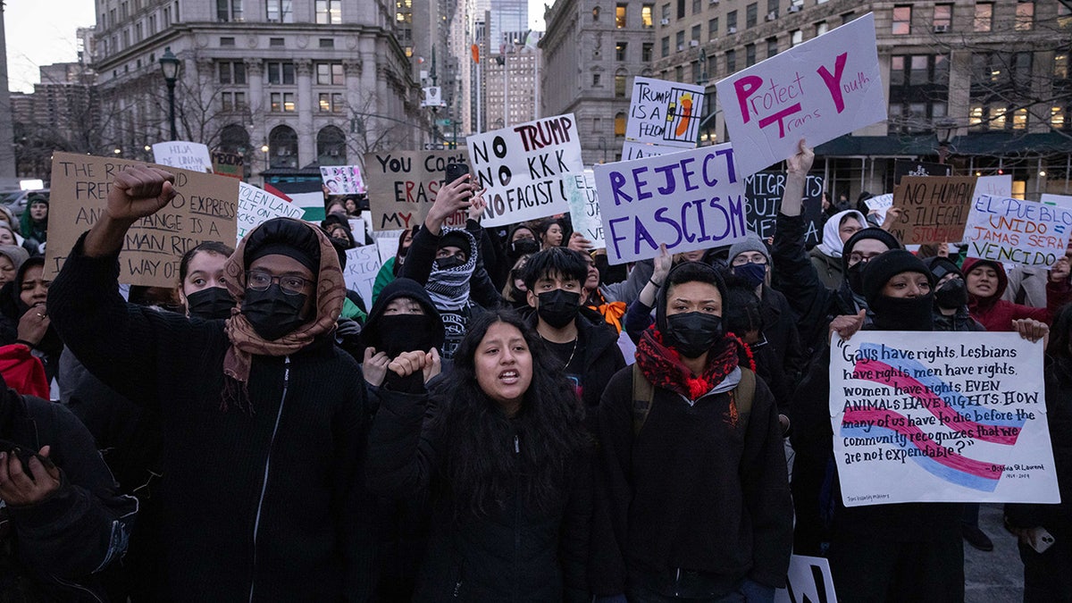 NYC protest against Trump immigration policy