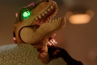 This ‘Jurassic World’ Robotic Baby T. Rex Hatches From Gooey Eggs in Hopes of Becoming a Hot Toy