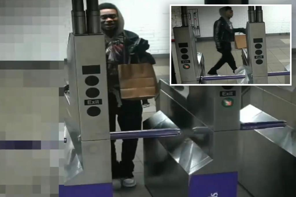 Brute stabs straphanger in the eye at NYC subway station — and he’s still on the loose