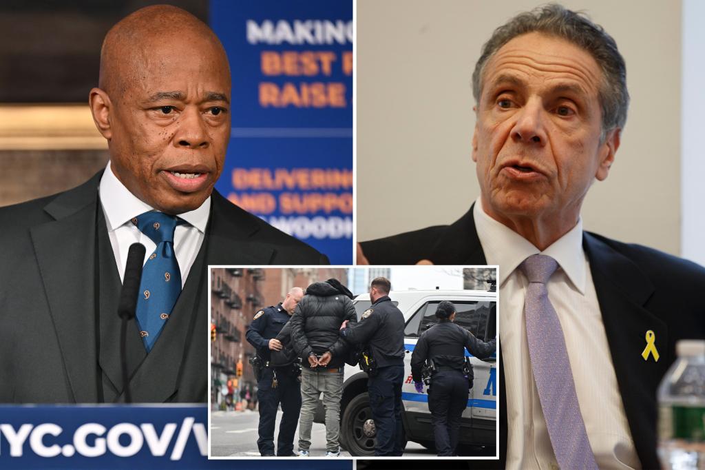 Eric Adams bashes Andrew Cuomo for NYC’s revolving door crime in harshest rebuke yet of ex-gov in mayoral race