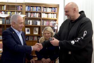 Benjamin Netanyahu gifts John Fetterman a silver pager during Israel visit: ‘What can I give to a man who has everything?’