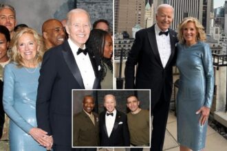 Joe and Jill Biden take in Othello’s opening night in NYC in first major outing since leaving White House