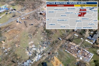 Tornado Watch issued as severe storms threaten 109 million with destructive winds, huge hail, strong tornadoes