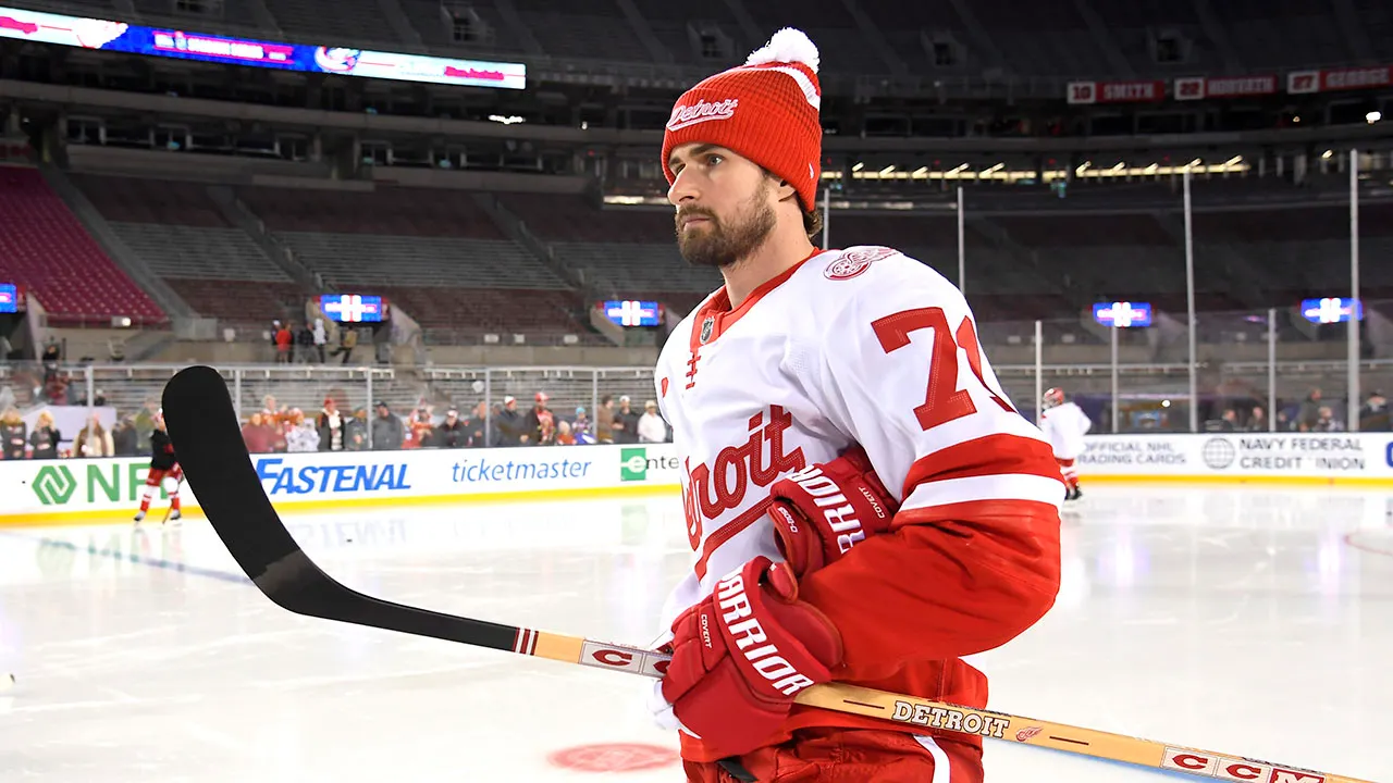 Red Wings star Dylan Larkin mocks Ohio Stadium ahead of NHL Stadium Series game: ‘Ugliest stadium’