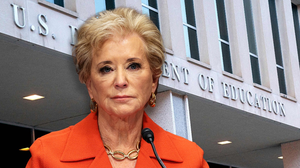 Linda McMahon , the education secretary