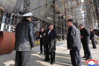 North Korea unveils its first nuclear-powered submarine