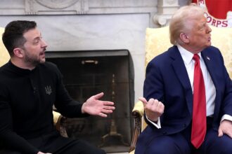 Trump says intel pause on Ukraine has been ‘just about’ lifted; says tariffs will make America rich