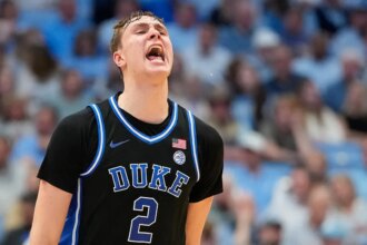 Duke says Cooper Flagg will play in NCAA Tournament after recent injury put him in wheelchair